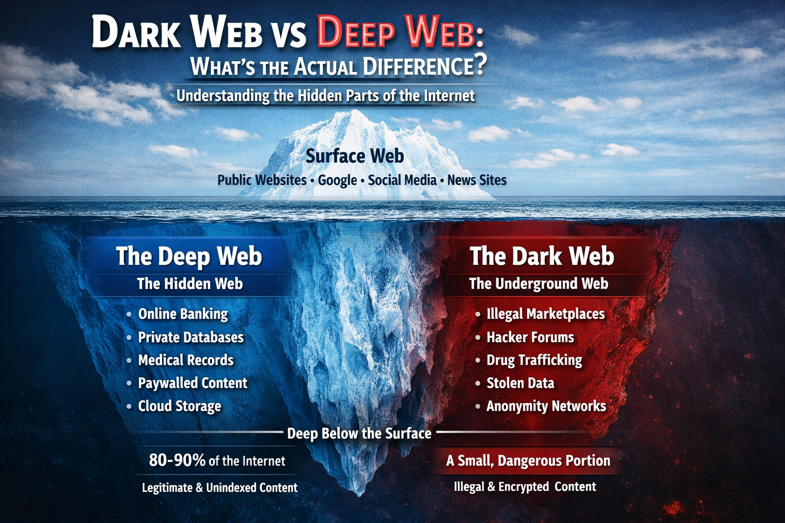 Dark Web vs Deep Web: What's the Actual Difference?
